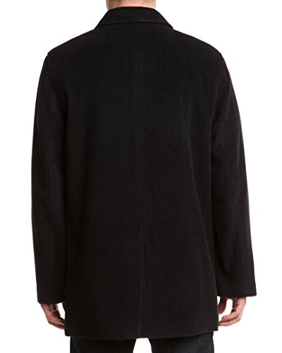Image of Cole Haan Men's Cashmere Blend Single Breasted Classic Coat With Shirt Collar