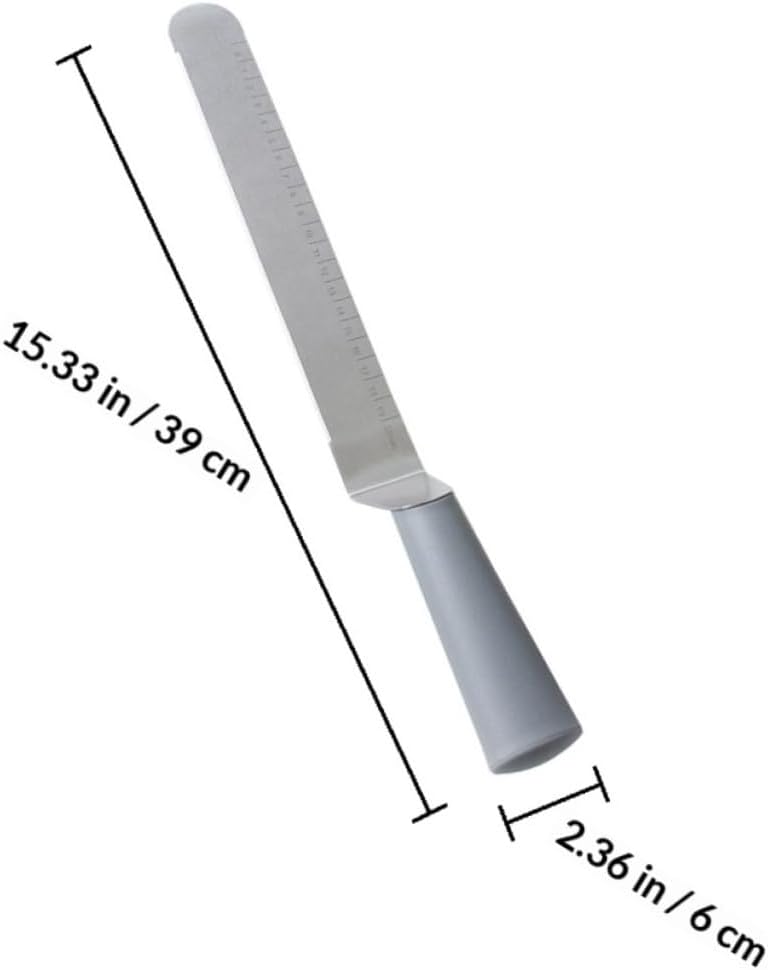 Portable Cake Spatula Stainless Steel Baking Tool for Kitchen Use
