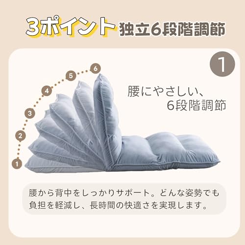 オーエスジェイ(OSJ) リクライニング 幅広い 75cm リクライニングチェア 座椅子 ブリック 座イス おしゃれ 椅子 チェアー いす イス コンパクト [2]