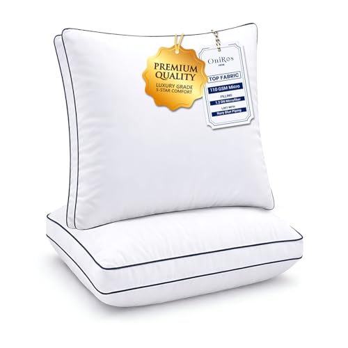 ONIROS Home   2 Cojines Sofa de 45x45 cm UltraSuaves de Microfibra Acolchados Tipo Loft | Relleno Cojin 45x45 | Cojines Cama Cómodos, Hipoalergénicos, Antiácaros | Delicate Home Decoration