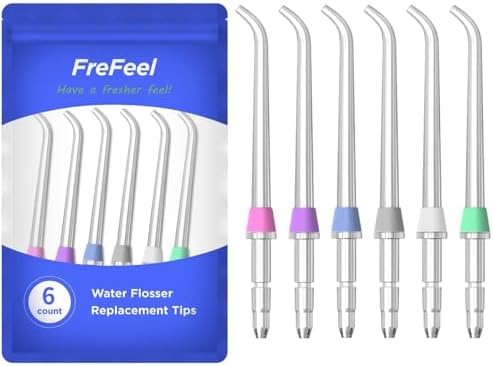 Replacement Heads for Waterpik, Replacement Picks for Water Pik Water Flosser (6 Classic Jet Tips)