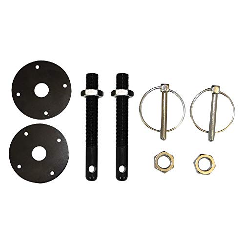 MOROSO HOOD PINS, ALUM, 1/2 IN, BLACK