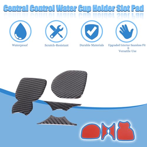 Soft 3D Real Carbon Fiber Portavasos para Land Rover Defender miniatura 6