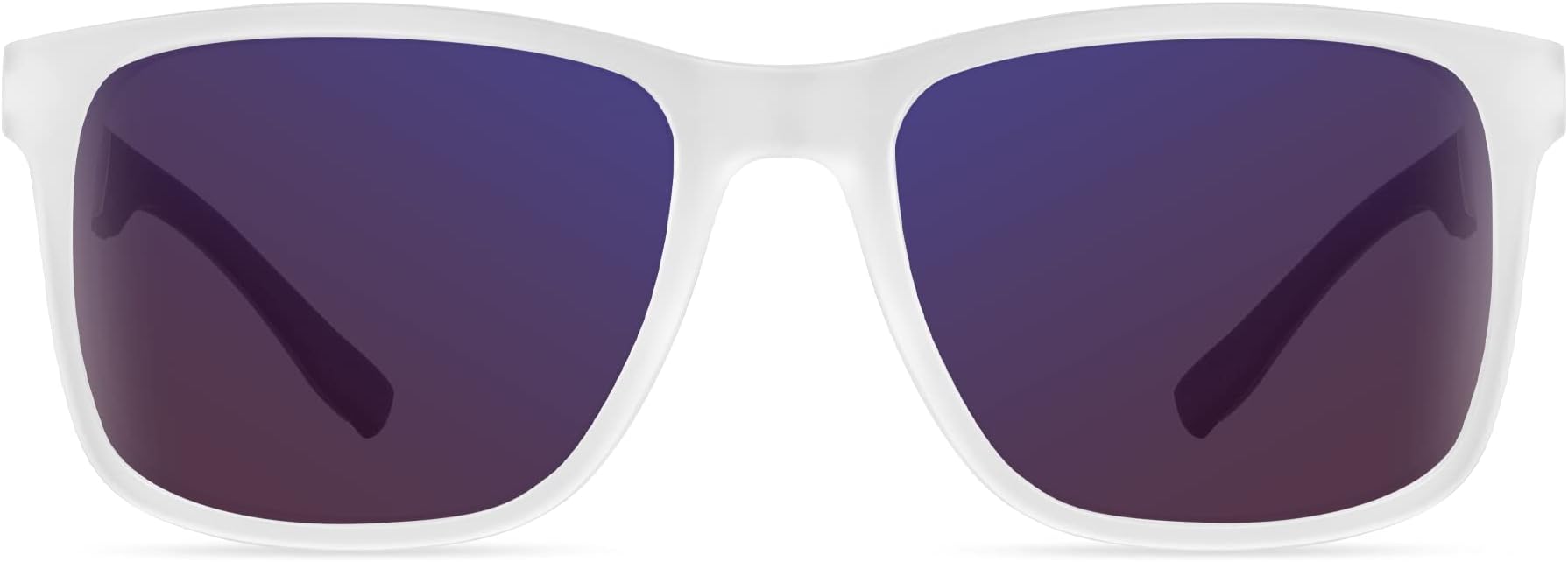 EnchromaColor Blind Glasses - Tilden - Color Correcting & Enhancing Glasses Outdoor Use for Protan Color Blindness, Matte Crystal