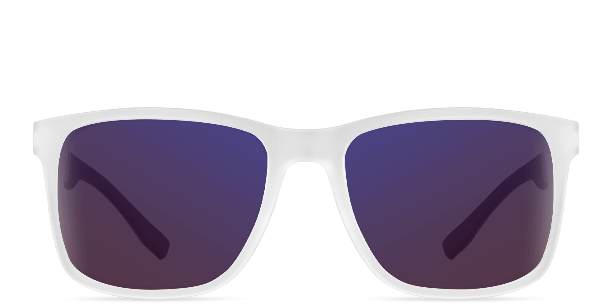 EnchromaColor Blind Glasses - Tilden - Color Correcting & Enhancing Glasses Outdoor Use for Protan Color Blindness, Matte Crystal