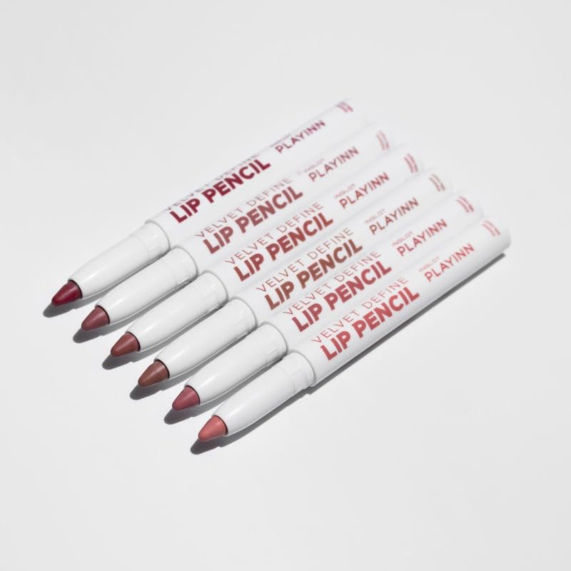 Inglot PlayInn Velvet Define Lip Pencil - Muted Berry, 66, 1.6 g (Pack of 1) - Image 4