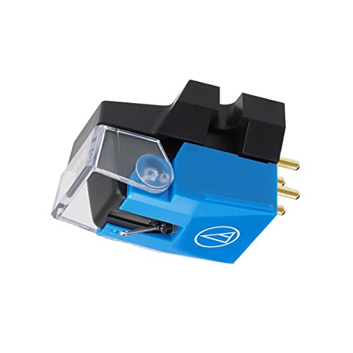 Audio-Technica VM510CB Dual Moving Magnet Conical Stereo Turntable Cartridge Blue