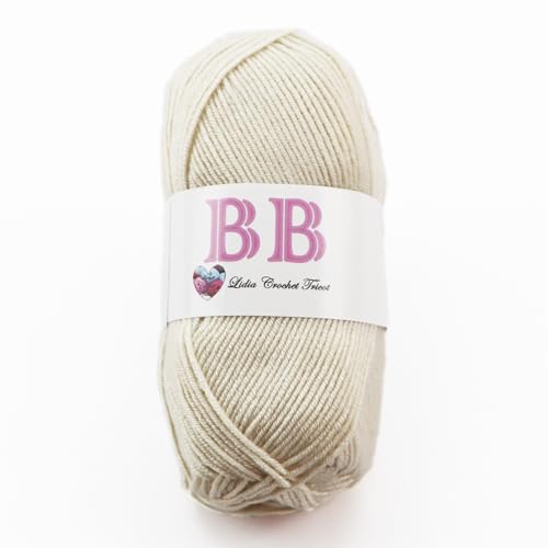 BB  hilo de lana bebé anti pilling, lana acrílico, hilo de tejer, hilo de ganchillo (100 gr/ovillo ; 16 colores) (empresa española/envío desde España) (02)
