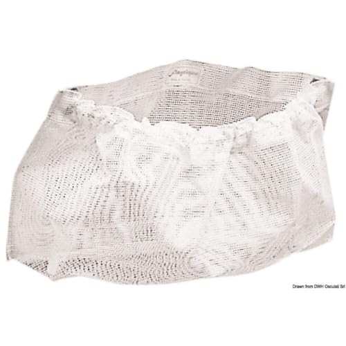 Poche fourre-tout en authentique toile de voile blanche résistante aux milieux marins