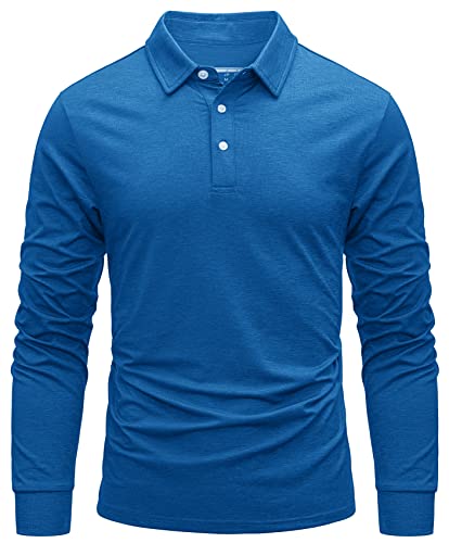MAGCOMSEN Polo Shirts for Men Lightweight Leisure Golf Shirts Men Summer Work UV Protection Tops Breathable Tactical Military Polos Tee Shirt