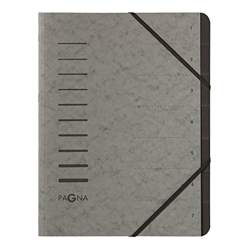 Preisvergleich Produktbild Pagna 40058-06 Ordnungsmappe 7 Fächer, grau