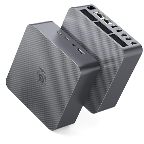 Image of Beelink EQi12 Mini PC, Intel Core-i5 12450H(8C /12T, Up to 4.4GHz), 24GB LPDDR5 5200MHz 500GB PCle4.0 SSD, Mini Computer Dual 1000M LAN, 4K Dual HDMI, Built-in Power Supply Home /Office Micro PC
