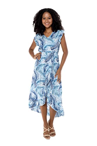 Image of Hawaii Hangover Family Matching Hawaiian Clothes, Simply Blue Leaves | Family matching Hawaiian outfits, Simply Blue Leaves, lightweight rayon, machine washable, tropical leaf print, luaus