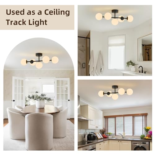 Image of Modern Bathroom Vanity Light Fixtures,LED Matte Black Wall Sconce Lighting