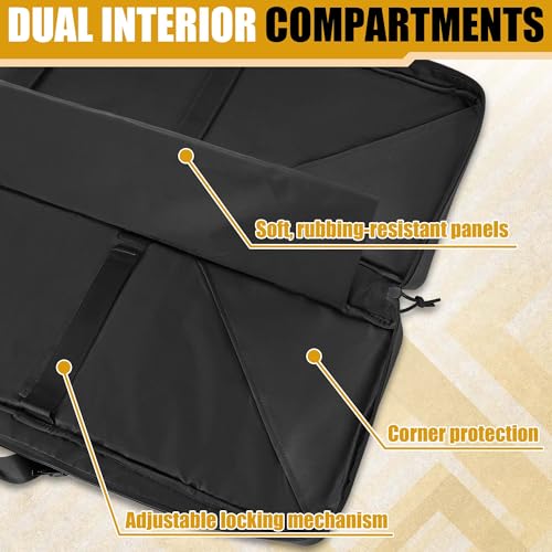 Image of 26 /28 /32 /36 /42 /46 /48 /51 /55 inch Double Rifle Case Soft Gun Bag Tactical Backpack