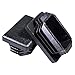 Prescott Plastics 1 x 1 1/2 Inch Rectangle Black Plastic Plug End Cap (10)