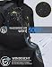 TACVASEN Herren Skijacke Wasserdicht Softshelljacke Winter Outdoorjacke Warme Winterjacke (L, Schwarz-Grau)