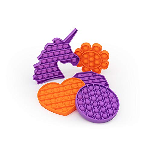 Image of LIVYU LIFE Push pop Bubble Fidget Toy, Stress Relief and Anti-Anxiety Tools Sensory Toy for Autism to Relieve Stress for Kids and Adults (Unicorn-Purple)