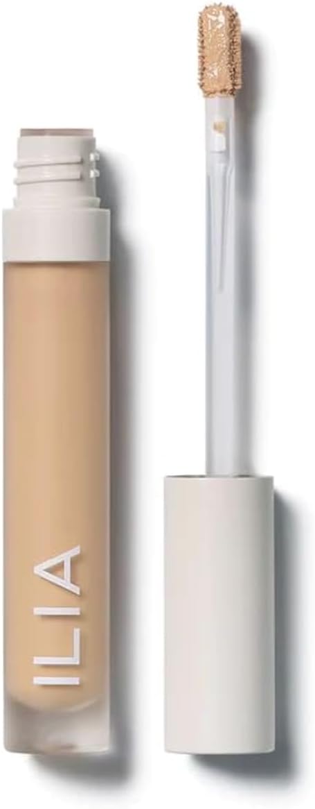 ILIA - True Skin Serum Concealer | Non-Comedogenic, Cruelty-Free, Vegan, Safe For Sensitive Skin, Reduces Appearance of Dark Circles + Blemishes (Yucca SC2, 0.16 oz | 5 ml)