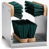 Grattoir à Chaussures avec Support Borstelshop - Paillasson d'extérieur - Brosse grattoi...