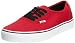 Vans Adult Authentic, Chili Pepper/Black 10 B(M) US Women / 8.5 D(M) US Men