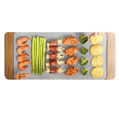 Elektrische Grillpfanne, 2100 W Rauchfreier Grill, Innengrill, Tischgrill mit Cool-Touch-Griffen, Antihaftbeschichtung, Temperaturanpassung, ideal