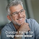Novivon Reading Glasses Men, Metal Blue Light Blocking Readers, Mens Prescription glasses 5 Pack