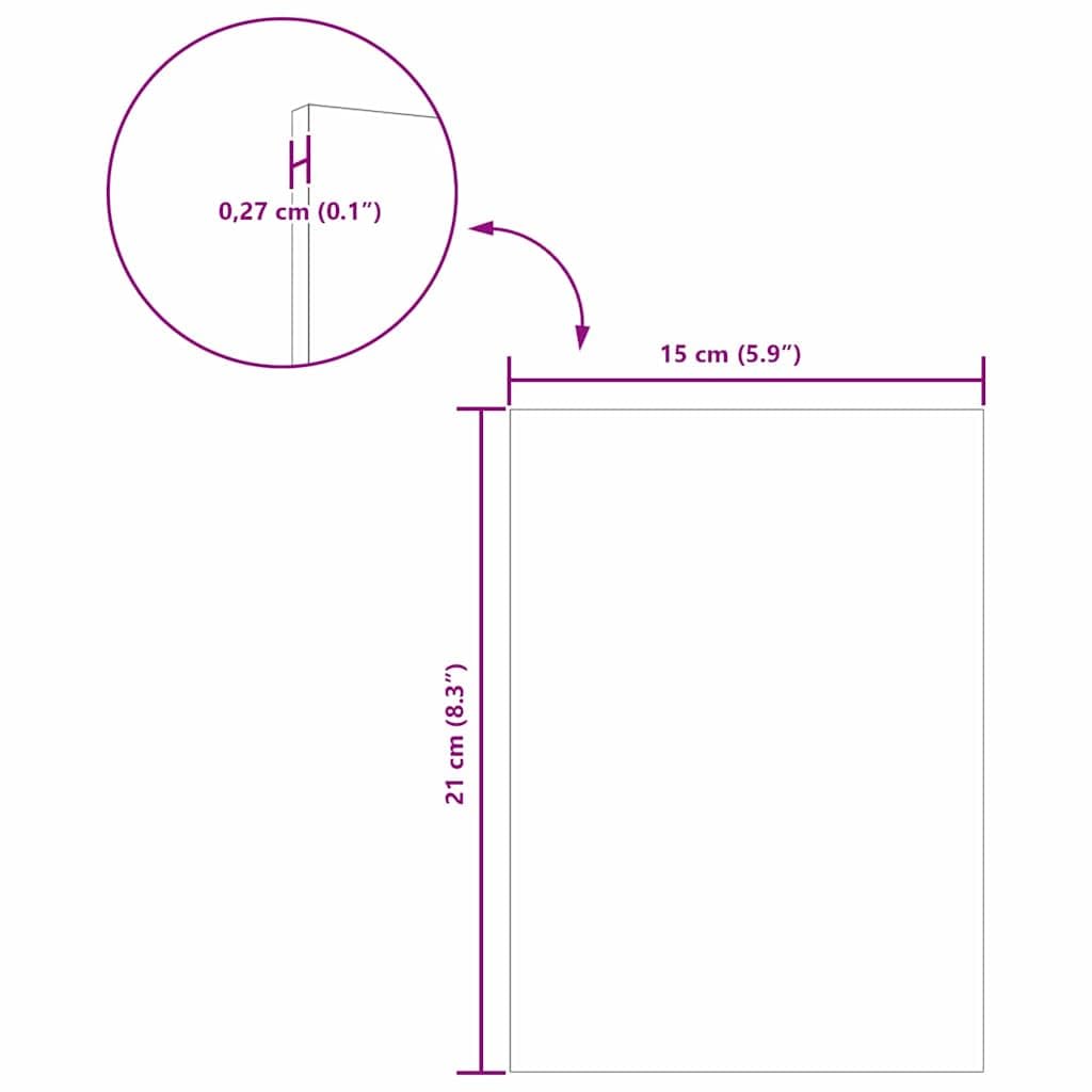 12 placas decorativas de roble Sonoma, 15 x 21 x 0,27 cm, madera para pintar y manualidades, moldes de madera para cumpleaños infantiles, juego de manualidades, placas de madera, letras, formas para