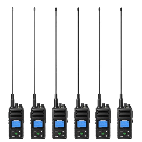 Image of SAMCOM Longer Whip Antennas 15.1 Inches with 6 Packs Walkie Talkies