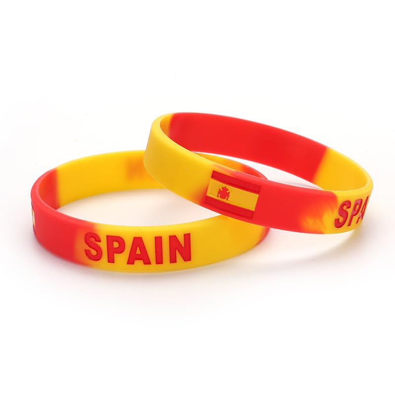 4 pulseras de silicona de la Copa Europea, pulseras de animación de fútbol, pulseras de recuerdo de baloncesto y voleibol