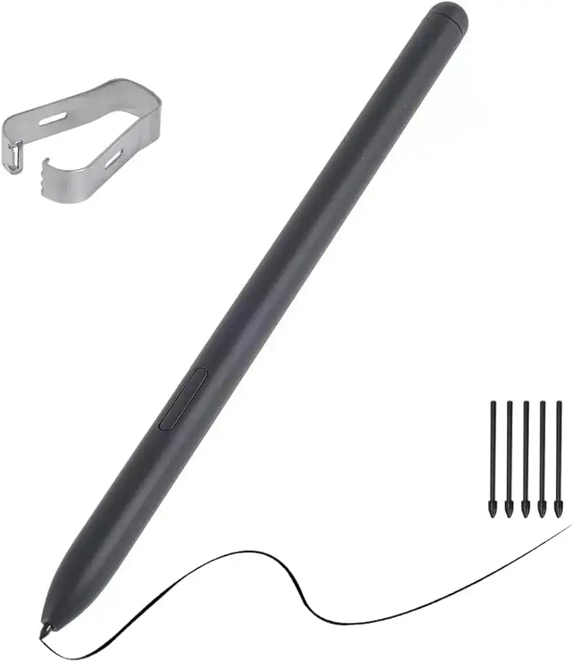 Caneta Touch S-Pen Para Galaxy Tab S6 Lite (Sm-P615 Sm-P620) C/Sensor Pressão + Pontas - Preto