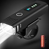 Alta qualità: le luci lampeggianti super luminose avvisano i conducenti della tua presenza. Gli attacchi di montaggio di alta qualità mantengono le luci sulla bicicletta, anche su strade sconnesse. Questo set di luci per bici illumina anche il percorso a distanza ravvicinata, mostrandoti dossi e potenziali pericoli sulla strada. Illumina il percorso a lungo raggio nella completa oscurità.