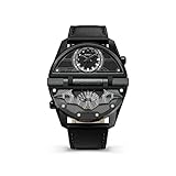 Police Herren. Analog Quarz Uhr mit Leder Armband PEWJA2204901