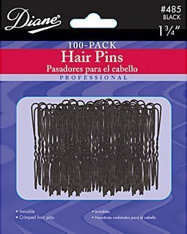 Diane Hair Pins Without Ball Tips * 100 Pack Black