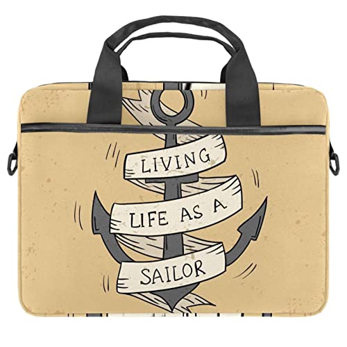 Sac à bandoulière pour ordinateur 13 à 14.5 pouces motif boules de Noël rouge