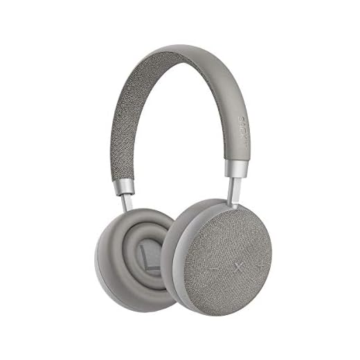 SACKit TOUCHit S On-Ear Bluetooth-hörlurar – bekvämt headset med brusreducerande funktion och bästa ljudkvalitet – trådlösa hörlurar i dansk design – silver