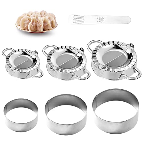 Produktfoto von Teigtaschenformer, Edelstahl Dumpling Maker, Dumpling Cutter, Ravioli Dumpling Former, Ravioli Maker Ravioli Former&hellip;