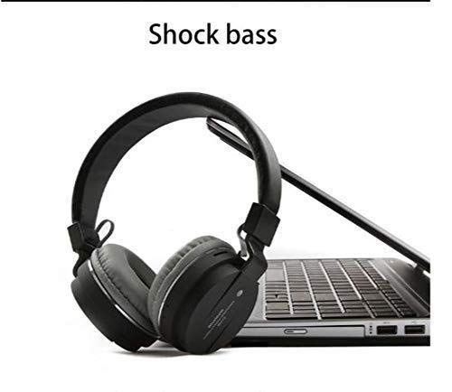 Image of On Ear Headphones Wireless /Bluetooth Headphone SH-12 Crystal Clear Sound Deep Bass Support FM and SD Card Slot with Music and Calling Controls Adjustable Pads for Small and Big Head