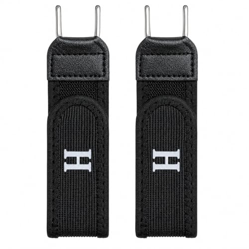 Image of 2PCS Buckleless Belt Hook Set | Elastic Waist Belt with Metal Hook & Hook Loop Closure | Invisible Stretch Waistband for Jeans, Trousers, Workwear & Daily Use