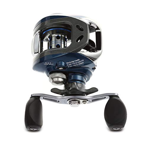 Kit Pesca Carretilha AF103 11 Rolamentos + Vara Sensor Carbono 1,68m 8-17 Libras cor:preto;lado:esqu