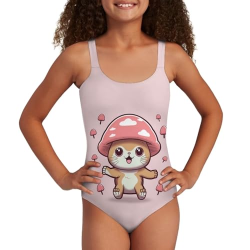 Image of YEXIATODO Kids One Piece Swimsuit for Teen Girls Womens Bathing Suit High Waist Bikini Set Girls Swimsuit for 7-18 Years Old
