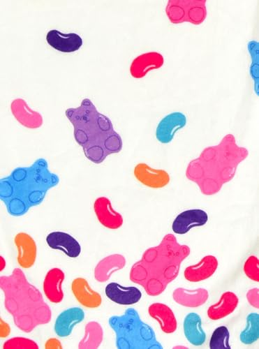 iscream Big Girls' Silky Soft Plush Spa Wrap for Home, Travel, Summer Camp - Candy Shop Collection2