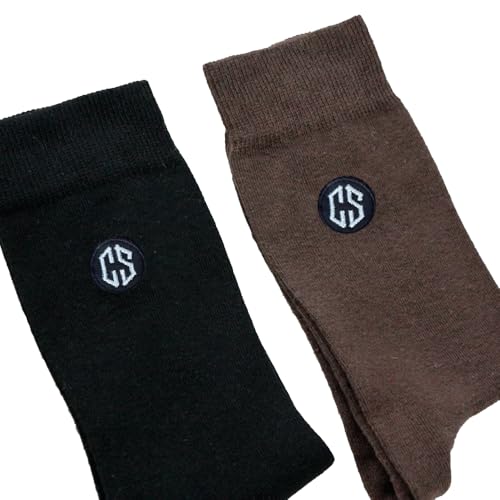 Noni Personalized Groomsmen Socks, Embroidered Custom Dress Socks, Monogrammed Proposal Gifts for Men, Perfect3