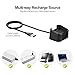 Mostof 2-Pack Compatible with Fitbit Versa 2 Charger, Accessories Charging Dock with Cable Replacement for ONLY Fitbit Versa 2