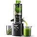 TUUMIIST Entsafter Slow Juicer mit 120 MM Breitem Einfüllschacht, Entsafter Gemüse und Obst Testsieger-Kompakter Saftpresse, Leicht zu Reinigen, BPA-frei, Rein Schwarz