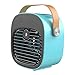 ZNMDOK Ventilador atomizador USB, Mini Ventilador portátil de refrigeración por Agua de Escritorio, Viento de 3 velocidades, función de humidificación, se Puede Ajustar hacia Arriba y hacia Abajo
