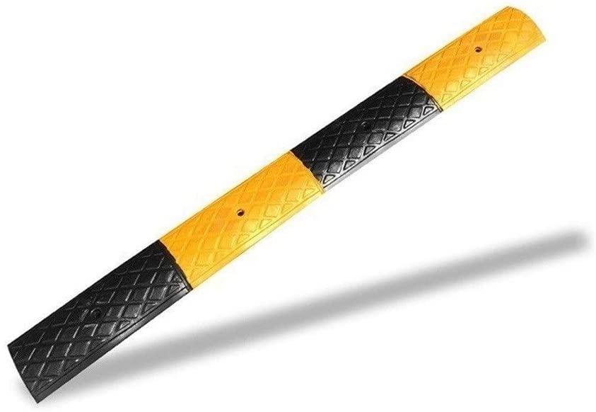 Ralentisseur miniature en caoutchouc pour rampe de seuil de porte de maison hauteur 2cm