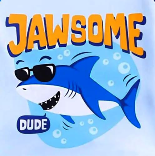 Toddler Swimsuit Boy 2-Piece Dinosaur Bathing Suit with Rash Guard Cute Toddler Boy Swimsuit Dinosaur4