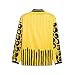 PUMA Mens Kidsuper X Dortmund Collared Long Sleeve Jersey Casual - Yellow - Size XL
