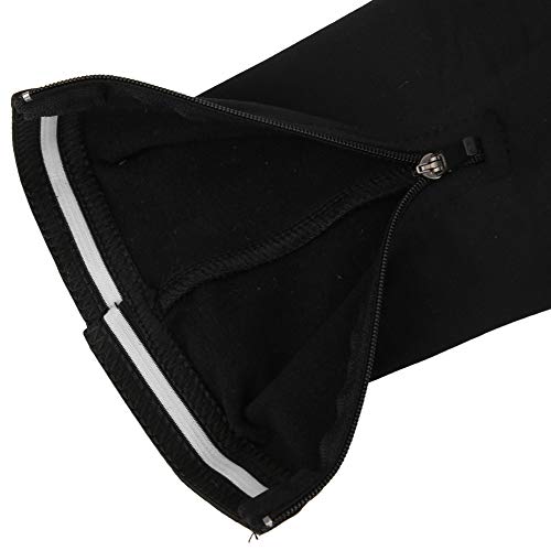 Meias de ciclismo, calças de ciclismo de inverno, escalada para ciclismo (preta, G)